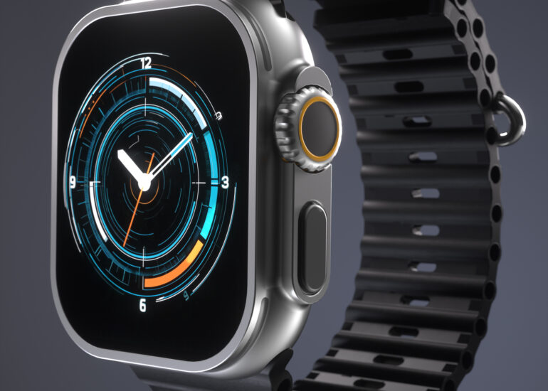 Apple Watch Ultra CGI product render