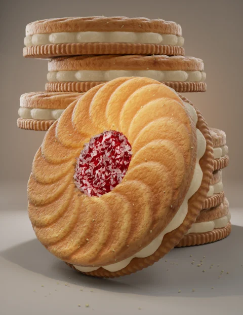 Mr. Christie Raspberry Sandwich Cookie